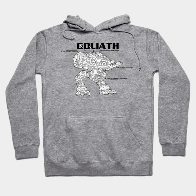 Starcraft 2 Golith (light) Hoodie by Emu Emu Ji